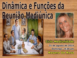 The Dynamic of the Mediumship Meetings From Antioquia to