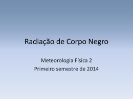 Radiação de Corpo Negro_2014