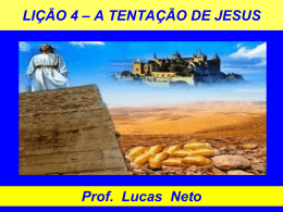 2T_2015_Lição 4_A Tentação de Jesus
