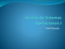 Gestão de Sistemas Operacionais I