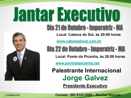 Palestrante Internacional Jorge Galvez Presidente Executivo
