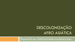 Descolonização afroasiatica - HISTORIATIVA NET
