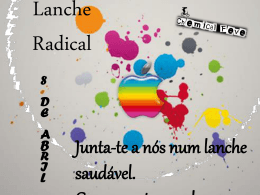 Lanche Radical – Cartaz