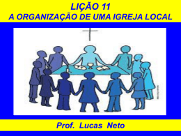 3T_2015_Adultos_Lição 11_A Organização de uma Igreja Local