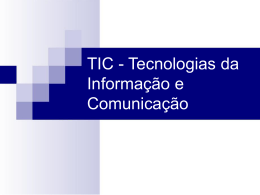 Conceitos básicos de TIC