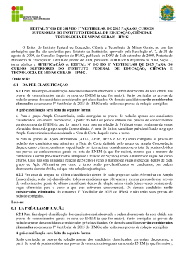 EDITAL XX 2014 - Cursos Superiores -OFICIAL