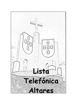 Lista Telefónica Altares - Junta de Freguesia dos Altares