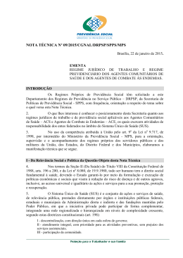 Nota Técnica nº 09/2015/CGNAL/DRPSP/SPPS/MPS