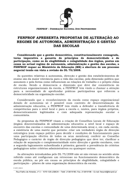 fenprof apresenta propostas de alteração ao regime de autonomia