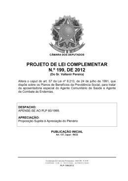 PL-199-2012 - Câmara dos Deputados