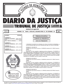 24 - Tribunal de Justiça de Rondônia