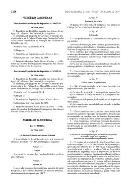 Lei n.º 35/2014 - Universidade Nova de Lisboa