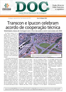 Transcon e Ipucon celebram acordo de cooperação técnica