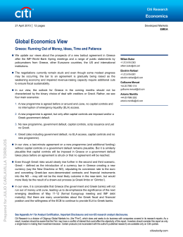 Global Economics View