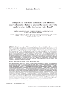 Composition, structure and zonation of intertidal macroinfauna in