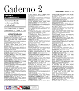 CADERNO 2 1 QUARTA-FEIRA, 02 DE JANEIRO DE 2013 Caderno