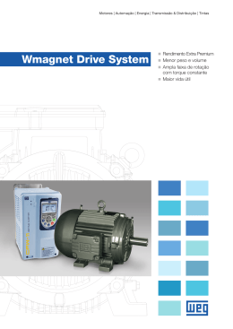 Wmagnet Drive System Rendimento Extra Premium Menor peso e