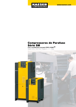 Compressores de Parafuso Série SM