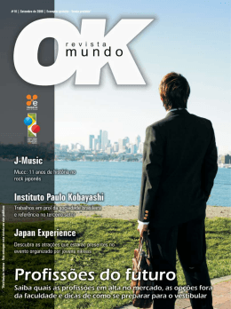 especial capa - Revista Mundo OK