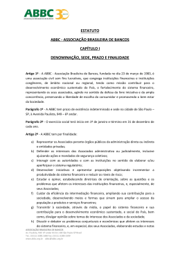 estatuto abbc - associação brasileira de bancos capítulo i