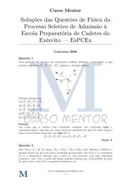 Física - EsPCEx v1.1 - Curso Mentor