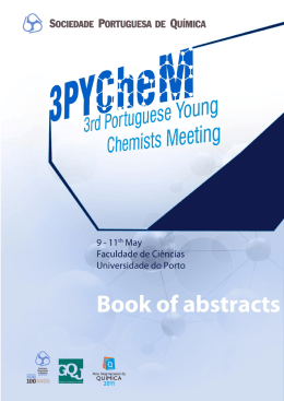 3PYCheM 3rd Portuguese Young Chemists Meeting 2012