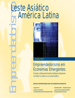 Empreendedorismo em Economias Emergentes: - Inter