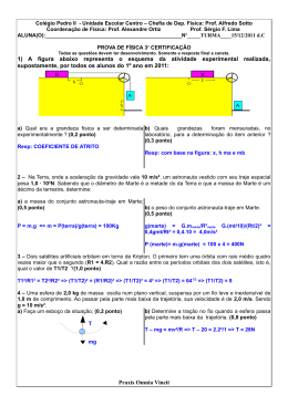 o gabarito da prova da 3 certificação de física (em pdf)