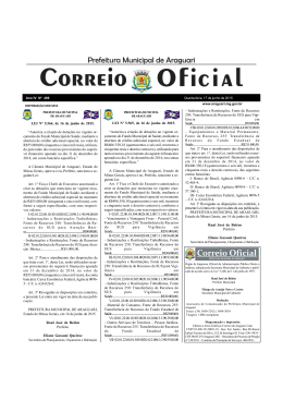 Publicações Oficiais da SAE Jornal Correio Local