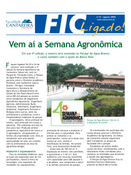 Edição 8  - Faculdade Cantareira