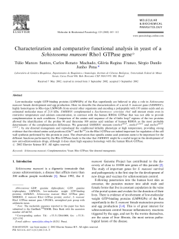 Characterization and comparative functional analysis in yeast of a