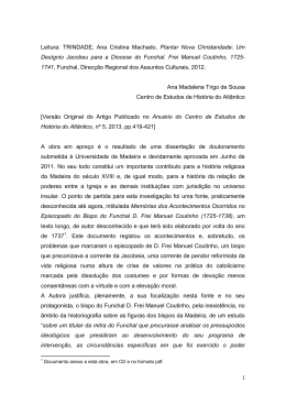 Leitura: TRINDADE, Ana Cristina Machado, Plantar Nova