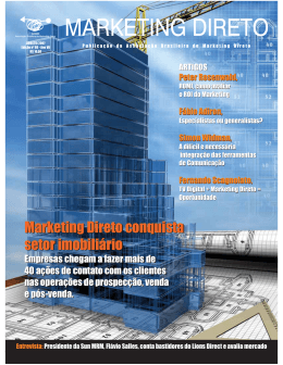 Marketing Direto conquista setor imobiliário Marketing