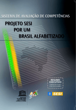 Projeto SESI por um Brasil Alfabetizado