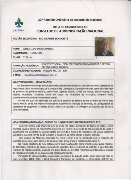 Ficha candidatura ao CAN - Wendell de Barros Dantas