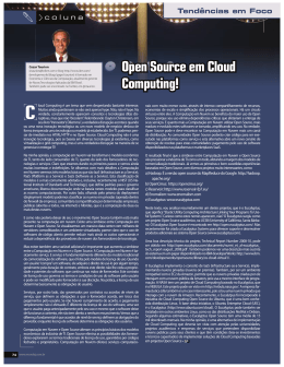 Open Source em Cloud Computing!