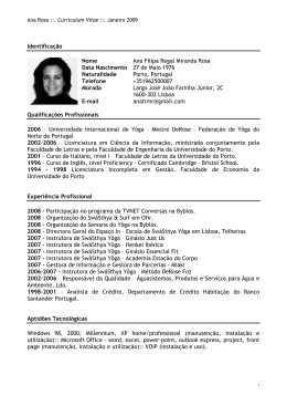 Identificação Nome Ana Filipa Regal Miranda Rosa Data