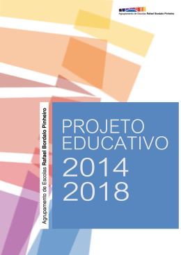 Projeto Educativo 2014-2018 - Agrupamento de Escolas Rafael
