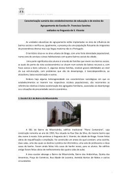 Escolas - Junta de Freguesia de S. Vicente