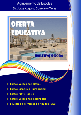 Oferta Formativa 2015-2016 (ESJAC) Angela