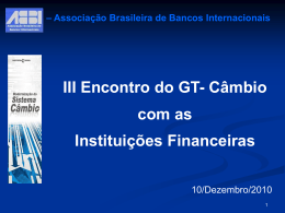 Apresentação da ABBI - Banco Central do Brasil