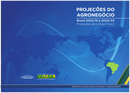 Projeções do Agronegócio Brasil