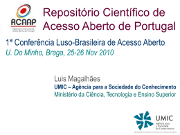 Repositório Científico de Acesso Aberto de Portugal