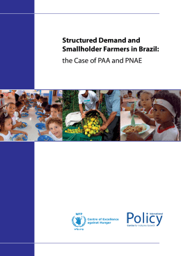 Structured Demand and Smallholder Farmers in Brazil: the Case of