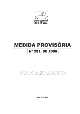 Medida Provisória nº 291/2006