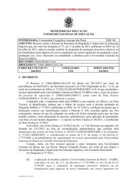 Parecer CNE/CES nº 240/2012, aprovado em 6 de junho de 2012