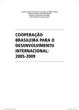 cooperação brasileira para o desenvolvimento internacional: 2005