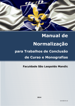 Monografias - São Leopoldo Mandic
