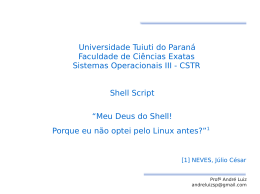 Universidade Tuiuti do Paraná Faculdade de Ciências Exatas