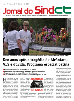 Dez anos após a tragédia de Alcântara, VLS é